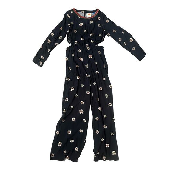 NWT - Farm Rio Long-Sleeve Cutout Jumpsuit - Small - Picture 4 of 7